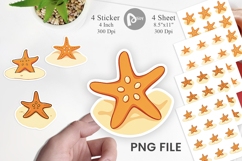 Starfish Sticker Product Image 1