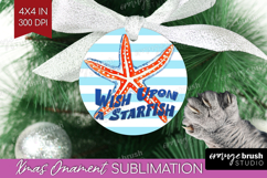 Starfish Nautical Ornament PNG Sea Quotes PNG Sublimation Product Image 1