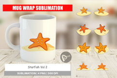 Mug Wrap Starfish Product Image 1