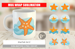 Mug Wrap Starfish Product Image 1