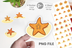 Starfish Sticker Product Image 1