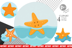 Starfish Clipart Product Image 1