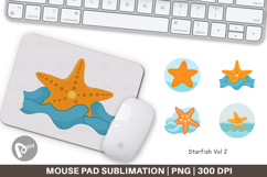 Mouse Pad Starfish Product Image 1