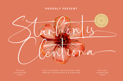 Starhontis Clentiona - Stylish Signature Font Product Image 1