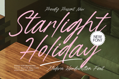 Starlight Holiday - Modern Handwritten Font Product Image 1
