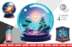 Starlight Terrariums Clipart Product Image 1