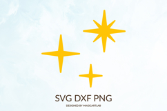 Stars SVG|Stars Silhouette Cut File Product Image 1