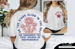 As The Stars Back And Front SVG, 4th Of July SVG Design Product Image 1