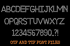 Stars Alphabet Lettering ABC Text Font OTF Type Illustration Product Image 2