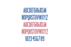 Stars and Stripes Color Font Product Image 7