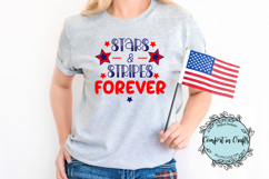 Stars &amp; Stripes Forever SVG and Sublimation design Product Image 2