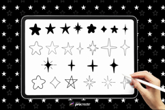 Stars Stamp Brush for Procreate Product Image 3