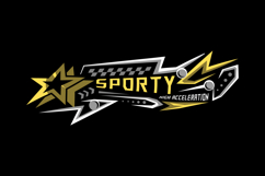 Stars decal sticker race sport wrap design Product Image 1