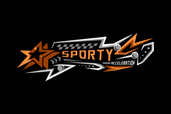 Stars decal sticker race sport wrap template Product Image 1