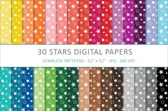 Stars digital papers - 30 Seamless Designs Product Image 1