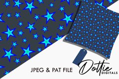 Stars Repeat Seamless Pattern - Digital Paper, JPG, PAT File Product Image 2