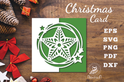 Stars Papercut Card SVG Product Image 1