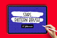 Stars Polka Pattern Procreate Brush