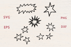 Various Stars and Star Clusters SVG Product Image 1
