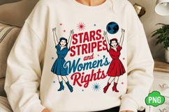Stars Stripes Women's Rights PNG Product Image 3