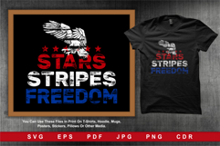 Illustration American Flag - Stars Stripes Freedom Product Image 1