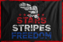 Illustration American Flag - Stars Stripes Freedom Product Image 2