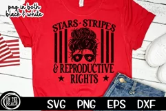 Stars Stripes Reproductive Rights SVG Women's Right SVG PNG Product Image 1