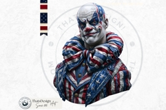 4th of July Characters PNG, Patriotic Americana Portraits Product Image 7