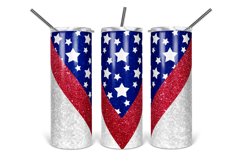 Stars V Split Patriotic Tumbler Design Product Image 1