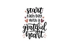 Start Each Day With A Grateful Heart Product Image 1