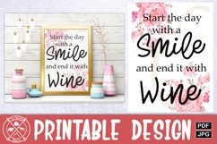 Printable floral saying|Printable PDF Product Image 1