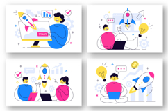 10 Business Startup Vector Illustration Product Image 3