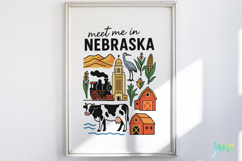 State Cityscape Hand Drawn SVG Product Image 2