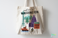 State Cityscape Hand Drawn SVG Product Image 3