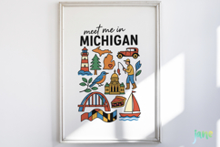 State Cityscape Hand Drawn SVG Product Image 4