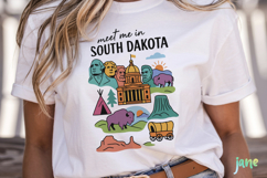 State Cityscape Hand Drawn SVG Product Image 5