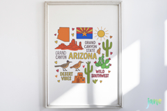 State Doodle Sublimation Clipart Product Image 2