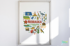 State Doodle Sublimation Clipart Product Image 2