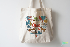 State Doodle Sublimation Clipart Product Image 3