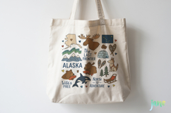 State Doodle Sublimation Clipart Product Image 3