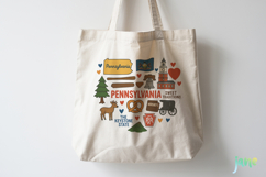 State Doodle Sublimation Clipart Product Image 3