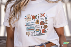 State Doodle Sublimation Clipart Product Image 5