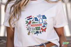 State Doodle Sublimation Clipart Product Image 5