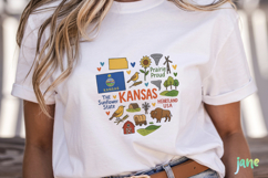 State Doodle Sublimation Clipart Product Image 5