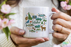 State Doodle Sublimation Clipart Product Image 4