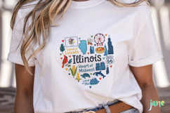 State Doodle Sublimation Clipart Product Image 5
