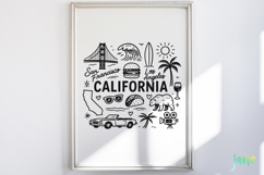 State Doodle SVG Sublimation Product Image 2