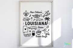State Doodle SVG Sublimation Product Image 2