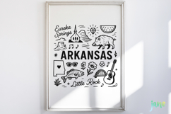 State Doodle SVG Sublimation Product Image 2