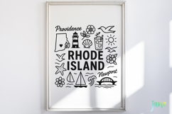 State Doodle SVG Sublimation Product Image 2